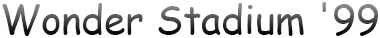 Wonder Stadium '99 (WonderSwan) Play Online